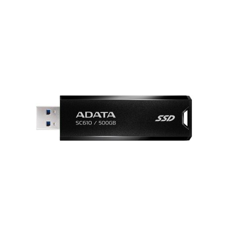 SSD USB3.2 500GB EXT. BLACK/SC610-500G-CBK/RD ADATA