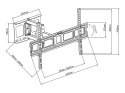 Uchwyt ścienny do telewizora BLOW 76-862# (ścienne; 30" - 70"; max. 40kg)