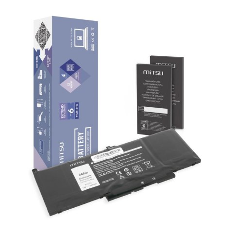 Bateria Mitsu do notebooka Dell Latitude 7390, 7490 (7.4V-7.6V) (5800 mAh)