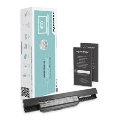 Bateria Movano do notebooka Asus A53, K53 (10.8V-11.1V) (6600 mAh)