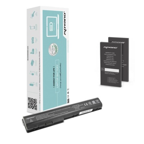 Bateria Movano do notebooka HP dv7, hdx18 (14.4V-14.8V) (6600 mAh)