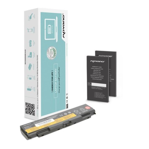 Bateria Movano do notebooka Lenovo T440p, W540 (10.8V-11.1V) (4400 mAh)