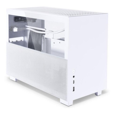 Obudowa Lian Li Q58W3 Mini-ITX Mini Case PCIE 3.0 bez zasilacza z oknem biała