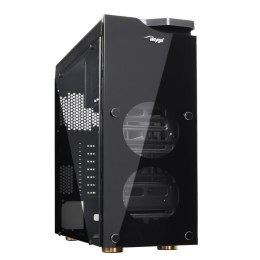 Obudowa Midi Gamer ATX Akyga AKY014BK 1xUSB3.0 2xUSB2.0 okno plexi czarna bez zasilacza