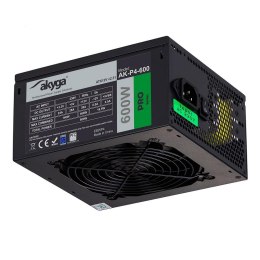 Zasilacz ATX 600W Akyga Pro AK-P4-600 Semi-Modular Fan12cm P8 5xSATA 2xPCI-E