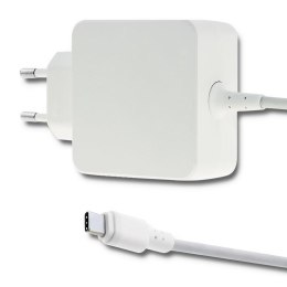 Zasilacz sieciowy Qoltec 45W | 5-20V | 2-3A | USB-C | PD | Biała