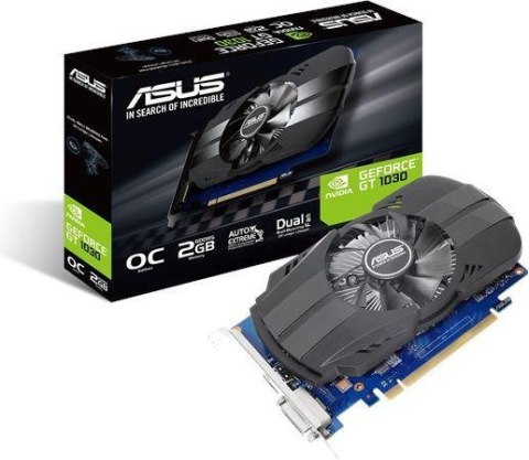 Karta VGA Asus Phoenix GT1030 2GB GDDR5 64bit DVI+HDMI PCIe3.0