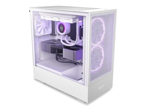 Obudowa NZXT H5 Flow Midi Tower biała z oknem