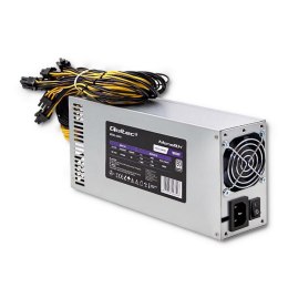 Zasilacz PCI-E Qoltec 1800W | 80 Plus Platinum | Gaming Miner