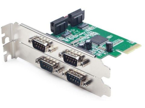 Kontroler COM Gembird SPC-2 PCIe - 4x RS-232/COM 9-pin