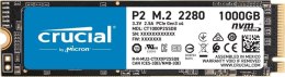 Dysk SSD Crucial P2 1TB M.2 PCIe 3.0 NVMe 2280 (2400/1800MB/s)