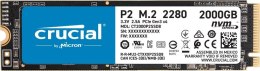 Dysk SSD Crucial P2 2TB M.2 PCIe 3.0 NVMe 2280 (2400/1900MB/s)