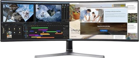 Monitor Samsung 49" Odyssey C49RG90 LC49RG90SSRXEN HDMI 2xDP 4xUSB 3.0