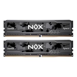 Pamięć DDR5 Apacer NOX 32GB (2x16GB) 5200MHz CL40 1,25V Black