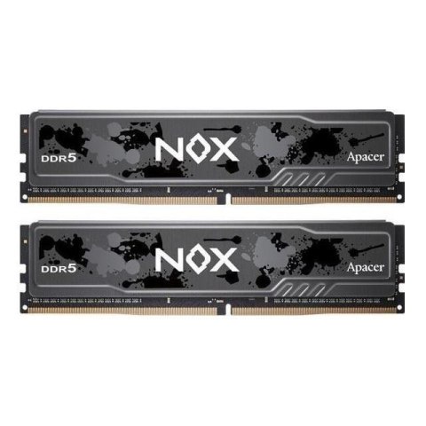 Pamięć DDR5 Apacer NOX 64GB (2x32GB) 5200MHz CL40 1,25V Black