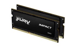 Pamięć SODIMM DDR3 Kingston Fury Impact 16GB (2x8GB) 1866MHz CL11 1,35V czarna