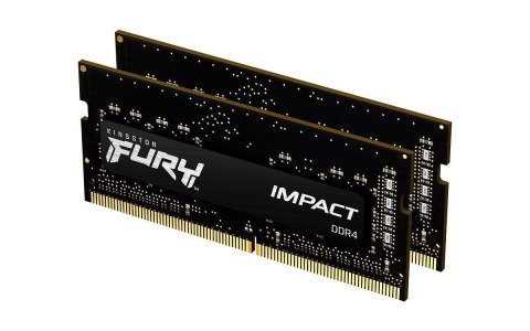 Pamięć SODIMM DDR4 Kingston Fury Impact 32GB (2x16GB) 2666MHz CL15 1,2V 1Gx8