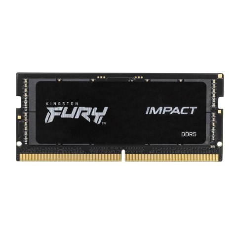 Pamięć SODIMM DDR5 Kingston Fury Impact 8GB (1x8GB) 4800MHz CL38 1,1V