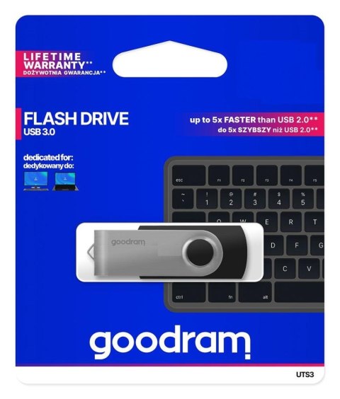 Pendrive GOODRAM UTS3 64GB USB 3.0 Black