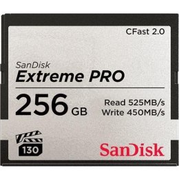 Karta pamięci Compactflash SanDisk Extreme PRO 256GB 525/450 MB/s CFAST 2.0