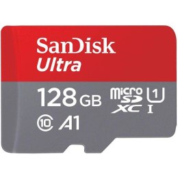 Karta pamięci MicroSDHC SanDisk ULTRA ANDROID 128GB 120MB/s UHS-I Class 10 + adapter