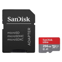 Karta pamięci MicroSDHC SanDisk ULTRA ANDROID 256GB 120MB/s UHS-I Class 10 + adapter