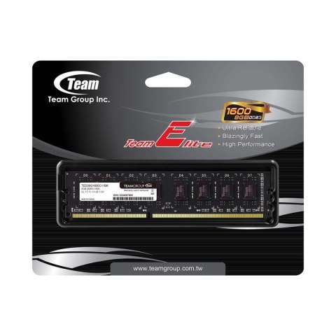 Pamięć DDR3 Team Group Elite 8GB (1x8GB) 1600MHz CL11 1,5V