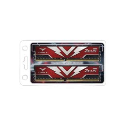 Pamięć DDR4 Team Group T-FORCE Zeus 32GB (2x16GB) 3200MHz CL16 1,35V Red