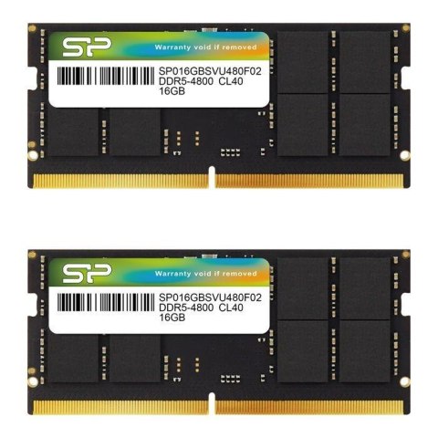 Pamięć SODIMM DDR5 Silicon Power 32GB (2x16GB) 4800MHz CL40 1,1V