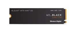 Dysk SSD WD Black SN770 500GB M.2 2280 PCIe NVMe (5000/4000 MB/s) WDS500G3X0E