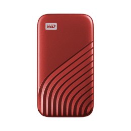 Dysk zewnętrzny SSD WD My Passport 1TB USB 3.2 Type-C WDBAGF0010BRD-WESN Red