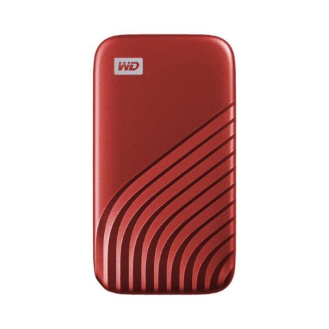 Dysk zewnętrzny SSD WD My Passport 2TB USB 3.2 Type-C WDBAGF0020BRD-WESN Red