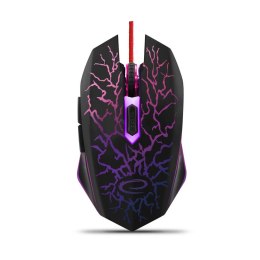 Mysz przewodowa Esperanza MX211 Lightning optyczna Gaming 6D USB czarna