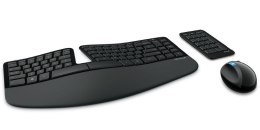 Zestaw bezprzewodowy klawiatura + mysz Microsoft Sculpt Ergonomic Desktop czarny