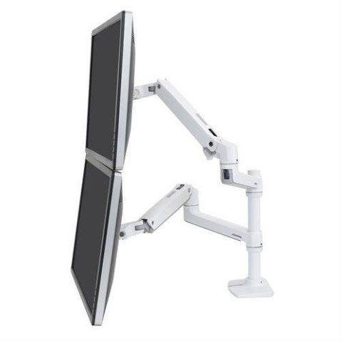 Ergotron LX DUAL STACKING ARM WHITE/24IN 18.1KG LIFT 33 MIS-D 10Y WA