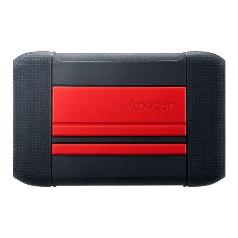 Dysk zewnętrzny Apacer AC633 Military-Grade 2TB 2,5" USB 3.2 gen. 1 Wstrząsoodporny IP55 Czerwony