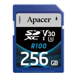 Karta pamięci SDXC Apacer R100 256GB (100/80 MB/s) Class 10 UHS-I U3 V30