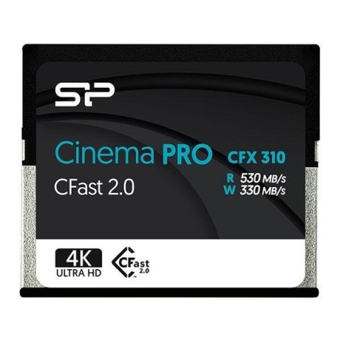 Karta pamięci Silicon Power Cinema Pro CFX310 256GB CFast 2.0 (530/330 MB/s)