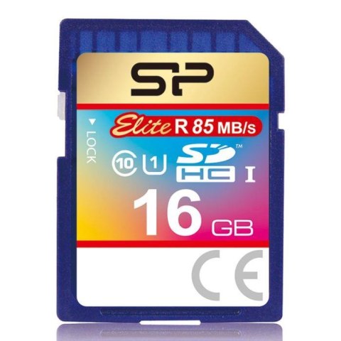 Karta pamięci Silicon Power SDHC Elite 16GB (85/10 MB/s) Class 10 UHS-I U1