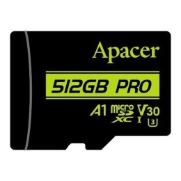 Karta pamięci microSDXC Apacer Professional 512GB (100/80 MB/s) Class 10 UHS-I U1 V30 A1 BULK