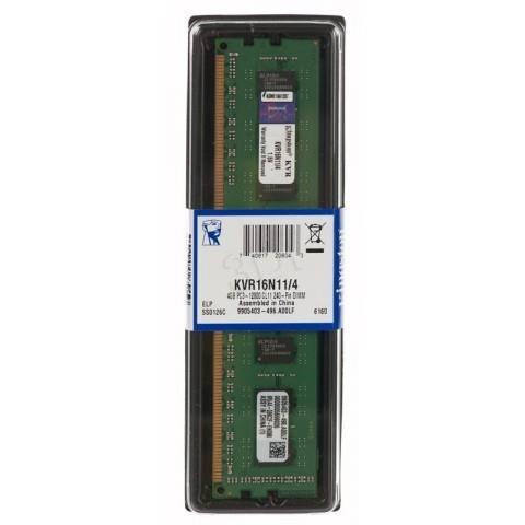 Pamięć DDR3 KINGSTON 4GB 1600MHz CL.11 DIMM x8 1.5V