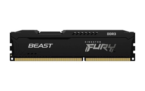 Pamięć DDR3 Kingston Fury Beast 4GB (1x4GB) 1600MHz CL10 1,5V czarna