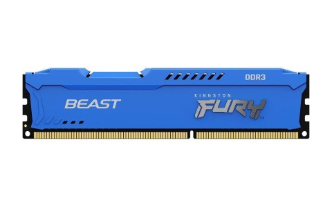 Pamięć DDR3 Kingston Fury Beast 4GB (1x4GB) 1600MHz CL10 1,5V niebieska