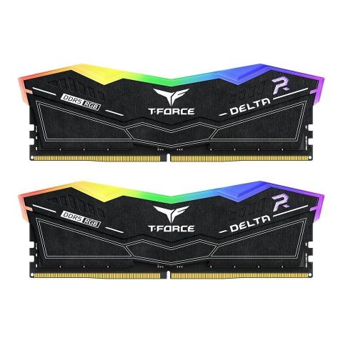 Pamięć DDR5 Team Group T-FORCE DELTA RGB 16GB (2x8GB) 6000MHz CL38 1,25V Czarna