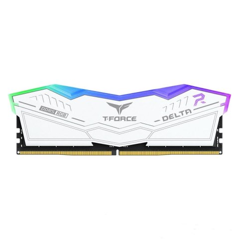 Pamięć DDR5 Team Group T-FORCE DELTA RGB 32GB (1x32GB) 6000MHz CL38 1,35V Biała