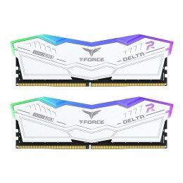 Pamięć DDR5 Team Group T-FORCE DELTA RGB 32GB (2x16GB) 6400MHz CL32 1,35V Biała