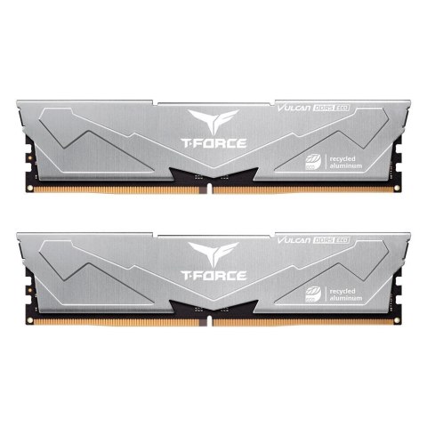 Pamięć DDR5 Team Group T-FORCE VULCAN ECO 32GB (2x16GB) 6000MHz CL30 1,35V Srebrna