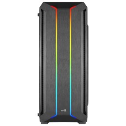 Aerocool Skyline ARGB V1 Midi-Tower, szkło akrylowe - czarne