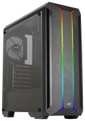 Aerocool Skyline ARGB V1 Midi-Tower, szkło akrylowe - czarne