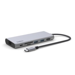 Hub Belkin Connect USB-C 7-in-1 Multiport Adapter 1x4k HDMI/2xUSB-A/1xUSB-C PD3.0/1xRJ45 Gigabit/1xSD Card reader/1xMicroSD Card